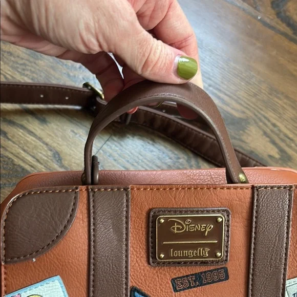 Disney faux leather Crossbody Bag with Patches - Picture 6 of 10